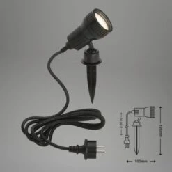 Briloner LED-Gartenspot Mit Erdspieß Terra -Globo Deutschland Verkaufsgeschäft 002707216285 1675 102020 5