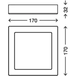 Briloner LED-Decken-& Wandlampe Fire Weiß 11 Briloner LED-Decken-& Wandlampe Fire Weiß -Globo Deutschland Verkaufsgeschäft 002707361374 1675 102020 6
