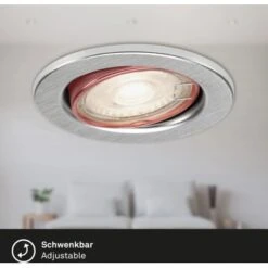 Briloner LED-Einbaustrahler 3er GU10 Alumium Ø 8,6 Cm Schwenkbar -Globo Deutschland Verkaufsgeschäft 002707367420 1675 102020 4