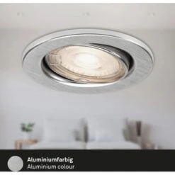 Briloner LED-Einbaustrahler 3er GU10 Alumium Ø 8,6 Cm Schwenkbar -Globo Deutschland Verkaufsgeschäft 002707367420 1675 102020 6
