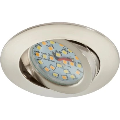 Briloner LED-Einbauleuchte Nickel Matt Schwenkbar 1 Briloner LED-Einbauleuchte Nickel Matt Schwenkbar