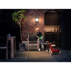 Philips LED-Außenwandleuchte Mit Bewegungsmelder Stock Anthrazit -Globo Deutschland Verkaufsgeschäft 0 LEDIRWandleuchte Stock 5