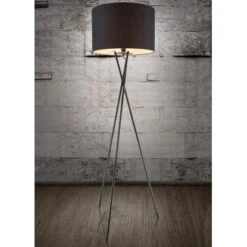 Globo Stehleuchte Gustav Metall Schwarz