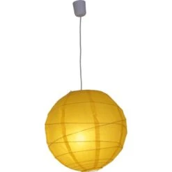 Näve Pendelleuchte Tibet Gelb