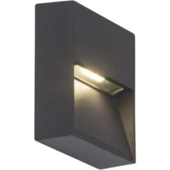 AEG LED-Wandleuchte Front Quadrat