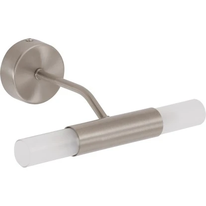 Briloner LED-Wandleuchte 2-flammig Nickel Matt 1 Briloner LED-Wandleuchte 2-flammig Nickel Matt