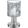 Trio Touch-Tischleuchte Garda Silberfarben