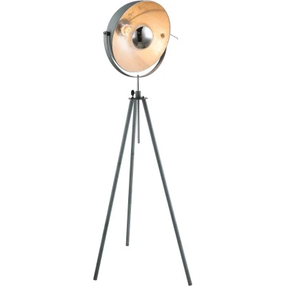 Globo Stehleuchte Miram Zementoptik-Silber 1 Globo Stehleuchte Miram Zementoptik-Silber