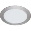 Briloner LED-Einbauleuchte Nickel Matt H: 2,9 Cm Ø: 225 Cm