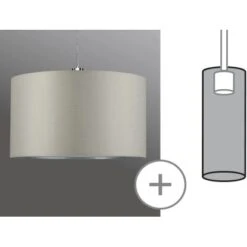 Paulmann URail Lampenschirm 2Easy Tessa Ø 45,4 Cm Hellgrau 6 Paulmann URail Lampenschirm 2Easy Tessa Ø 45,4 Cm Hellgrau -Globo Deutschland Verkaufsgeschäft 2207744 2425 ip01