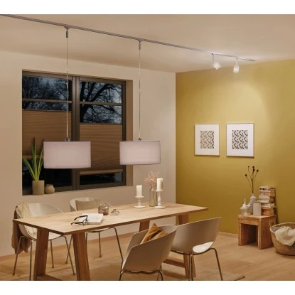 Paulmann URail Lampenschirm 2Easy Tessa Ø 45,4 Cm Hellgrau 4 Paulmann URail Lampenschirm 2Easy Tessa Ø 45,4 Cm Hellgrau – Bild 4