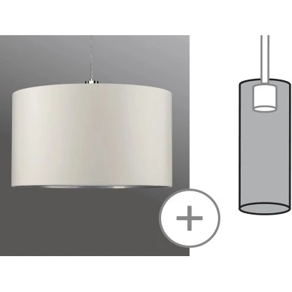 Paulmann URail Lampenschirm 2Easy Tessa Ø 45,4 Cm Creme 3 Paulmann URail Lampenschirm 2Easy Tessa Ø 45,4 Cm Creme – Bild 3