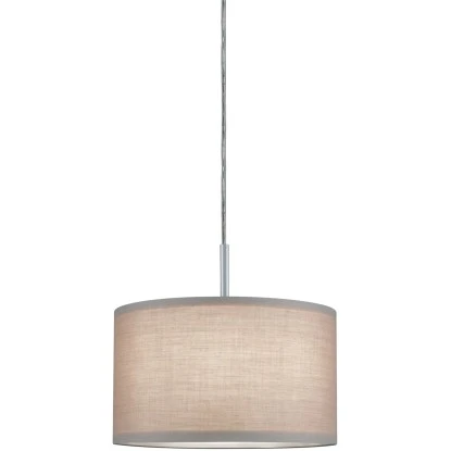 Paulmann URail Lampenschirm DecoSystems Tessa Ø 25,5 Cm Hellgrau 2 Paulmann URail Lampenschirm DecoSystems Tessa Ø 25,5 Cm Hellgrau – Bild 2