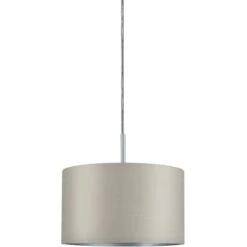 Paulmann URail Lampenschirm DecoSystems Tessa Ø 25,5 Cm Hellgrau