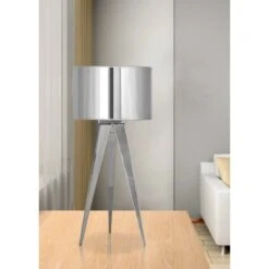 Näve Tischleuchte 3-Bein Tripod Chrom 61,5 Cm 9 Näve Tischleuchte 3-Bein Tripod Chrom 61,5 Cm -Globo Deutschland Verkaufsgeschäft 222863831 3065 AB imgmil 1
