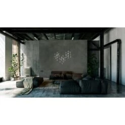 Näve LED-Pendelleuchte Araneus Chrom 180 Cm -Globo Deutschland Verkaufsgeschäft 222878316 3065 AB imgmil 2