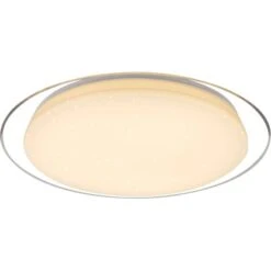 Globo LED-Deckenleuchte OPTIMA Metall Weiß