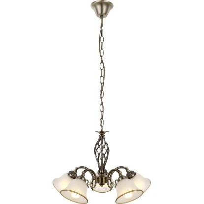 Globo Kronleuchter ODIN Altmessing 1 Globo Kronleuchter ODIN Altmessing