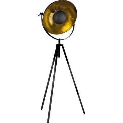 Globo Stehleuchte LENN Metall Schwarz 1 Globo Stehleuchte LENN Metall Schwarz