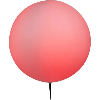 Globo Außenkugelleuchte Mit Erdspieß TOULA Kunststoff Weiß 4 Globo Außenkugelleuchte Mit Erdspieß TOULA Kunststoff Weiß – Bild 4