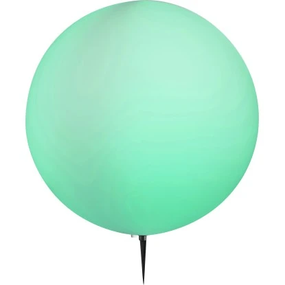 Globo Außenkugelleuchte Mit Erdspieß TOULA Kunststoff Weiß 6 Globo Außenkugelleuchte Mit Erdspieß TOULA Kunststoff Weiß – Bild 6