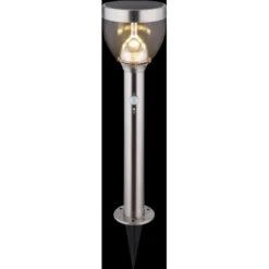 Globo LED-Solaraußenleuchte Mit Erdspieß Und Bewegungsmelder Edelstahl 55 Cm 10 Globo LED-Solaraußenleuchte Mit Erdspieß Und Bewegungsmelder Edelstahl 55 Cm -Globo Deutschland Verkaufsgeschäft 226072 3749 3