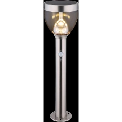Globo LED-Solaraußenleuchte Mit Erdspieß Und Bewegungsmelder Edelstahl 55 Cm 7 Globo LED-Solaraußenleuchte Mit Erdspieß Und Bewegungsmelder Edelstahl 55 Cm – Bild 7