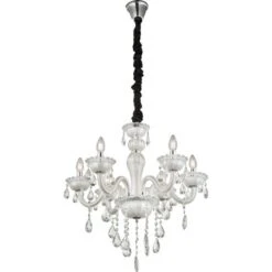 Globo Kronleuchter TEEJAY Weiß