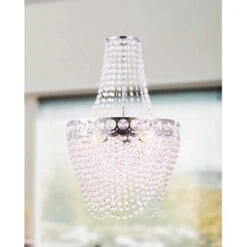 Globo Kronleuchter STROMBOLI Chrom