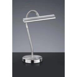 Trio LED-Touch-Tischleuchte Curtis Nickel Matt 4-fach Touch