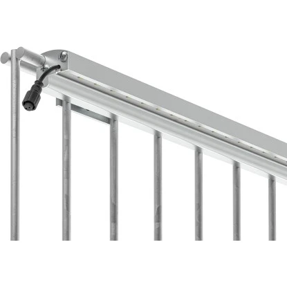 LyghtUp LED-Zaunbeleuchtung Set 1 X LED-Leiste 196 Cm Netzteil EU Silber 3 LyghtUp LED-Zaunbeleuchtung Set 1 X LED-Leiste 196 Cm Netzteil EU Silber – Bild 3