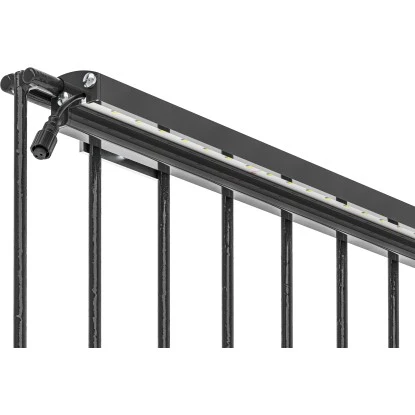 LyghtUp LED-Zaunbeleuchtung Set 3 X LED-Leiste 173,3 Cm Netzteil CH Anthrazit 3 LyghtUp LED-Zaunbeleuchtung Set 3 X LED-Leiste 173,3 Cm Netzteil CH Anthrazit – Bild 3