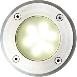 Lutec Bodeneinbauleuchte Berlin 1-flammig Edelstahl Ø 11 Cm X 15 Cm -Globo Deutschland Verkaufsgeschäft 276299 3746 S 03