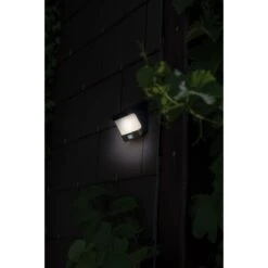 Lutec LED-Solar Wandleuchte Try 1-flammig Mattschwarz 23 Cm X 12,5 Cm X 6,9 Cm -Globo Deutschland Verkaufsgeschäft 276469 3746 AB 06