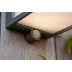 Lutec LED-Solar Wandleuchte Doblo 1-flammig Anthrazit 12,9 Cm X 11 Cm X 11 Cm -Globo Deutschland Verkaufsgeschäft 276485 3746 AB 09