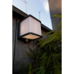 Lutec LED-Solar Wandleuchte Doblo 1-flammig Anthrazit 12,9 Cm X 11 Cm X 11 Cm -Globo Deutschland Verkaufsgeschäft 276485 3746 AB 10