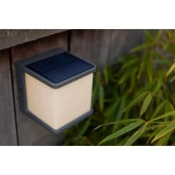 Lutec LED-Solar Wandleuchte Doblo 1-flammig Anthrazit 12,9 Cm X 11 Cm X 11 Cm -Globo Deutschland Verkaufsgeschäft 276485 3746 AB 11