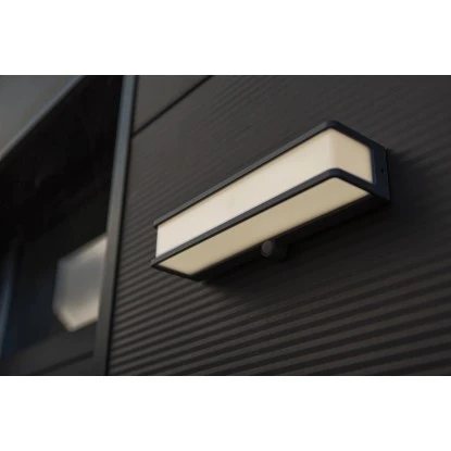 Lutec Solar-LED-Außenwandleuchte Doblo 1-flammig Anthrazit 35 Cm X 9 Cm X 9 Cm 4 Lutec Solar-LED-Außenwandleuchte Doblo 1-flammig Anthrazit 35 Cm X 9 Cm X 9 Cm – Bild 4