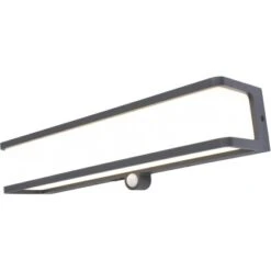 Lutec Solar-LED-Außenwandleuchte Doblo 1-flammig Anthrazit 35 Cm X 9 Cm X 9 Cm