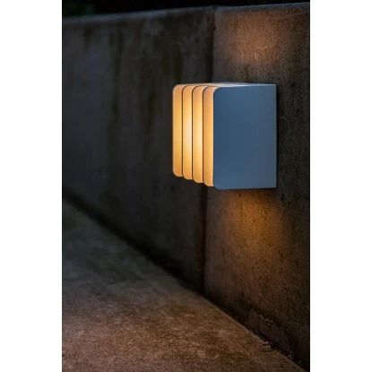 Lutec LED-Außenwandleuchte Gridy 1-flammig Weiß 11 Cm X 11 Cm X 7,4 Cm 3 Lutec LED-Außenwandleuchte Gridy 1-flammig Weiß 11 Cm X 11 Cm X 7,4 Cm – Bild 3