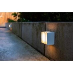 Lutec LED-Außenwandleuchte Gridy 1-flammig Weiß 11 Cm X 11 Cm X 7,4 Cm 10 Lutec LED-Außenwandleuchte Gridy 1-flammig Weiß 11 Cm X 11 Cm X 7,4 Cm -Globo Deutschland Verkaufsgeschäft 276902 3746 AB 03