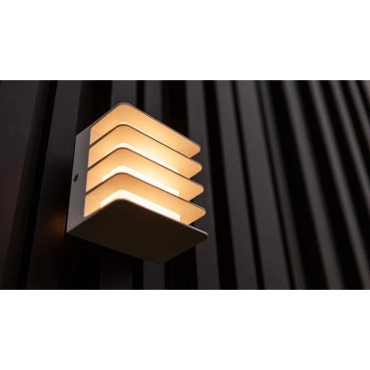 Lutec LED-Außenwandleuchte Gridy 1-flammig Weiß 11 Cm X 11 Cm X 7,4 Cm 7 Lutec LED-Außenwandleuchte Gridy 1-flammig Weiß 11 Cm X 11 Cm X 7,4 Cm – Bild 7