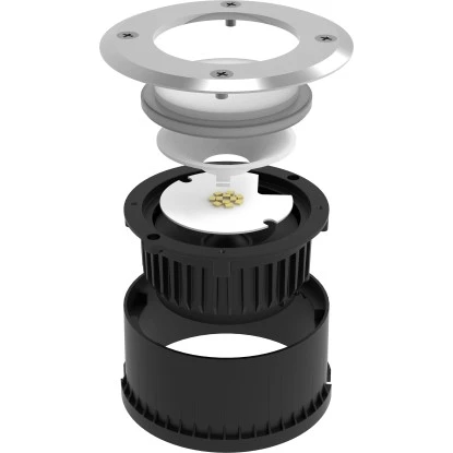 Lutec LED-Bodeneinbauleuchte Cydops 1,5 M Kabel Edelstahl Ø 11 Cm X 5,6 Cm 4 Lutec LED-Bodeneinbauleuchte Cydops 1,5 M Kabel Edelstahl Ø 11 Cm X 5,6 Cm – Bild 4