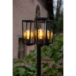 Lutec Außenwegeleuchte Pine 3-flammig Mattschwarz 199 Cm X 42 Cm X 42 Cm -Globo Deutschland Verkaufsgeschäft 277070 3746 AB 05