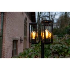 Lutec Außenwegeleuchte Pine 3-flammig Mattschwarz 199 Cm X 42 Cm X 42 Cm -Globo Deutschland Verkaufsgeschäft 277070 3746 AB 06