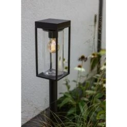 Lutec LED-Solar-Wegeleuchte Flair 1-flammig Mattschwarz 76 Cm X 12 Cm X 12 Cm 14 Lutec LED-Solar-Wegeleuchte Flair 1-flammig Mattschwarz 76 Cm X 12 Cm X 12 Cm -Globo Deutschland Verkaufsgeschäft 277106 3746 AB 07