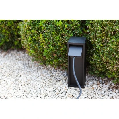 Lutec Stromverteiler Mains 1 Steckdose Mattschwarz 24,1 Cm X 8 Cm X 8 Cm 2 Lutec Stromverteiler Mains 1 Steckdose Mattschwarz 24,1 Cm X 8 Cm X 8 Cm – Bild 2