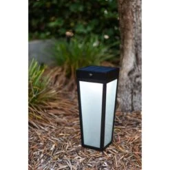 Lutec LED-Solar-Wegeleuchte Dias 1-flammig Mattschwarz 48,4 X 12,2 X 12,2 Cm -Globo Deutschland Verkaufsgeschäft 277195 3746 AB 08