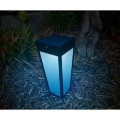 Lutec LED-Solar-Wegeleuchte Dias 1-flammig Mattschwarz 48,4 X 12,2 X 12,2 Cm -Globo Deutschland Verkaufsgeschäft 277195 3746 AB 09