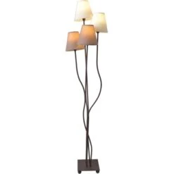 Näve Stehleuchte Twiddle 4-flammig Beige-Braun -Globo Deutschland Verkaufsgeschäft 2863975 3065 2040911